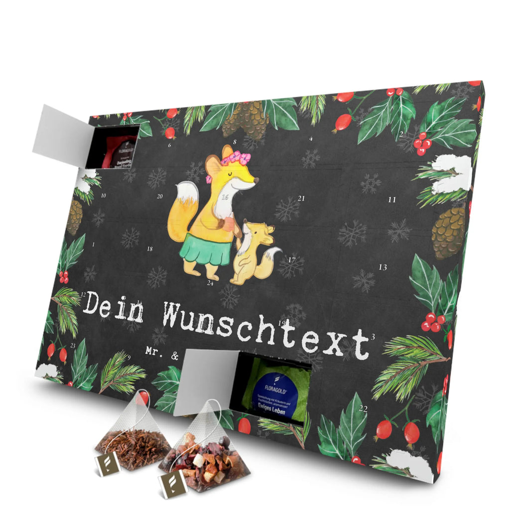 Personalisierter Tee Adventskalender Fuchs Beste Mama der Welt Personalisierter Tee Adventskalender, für, Dankeschön, Geschenk, Schenken, Geburtstag, Geburtstagsgeschenk, Geschenkidee, Danke, Bedanken, Mitbringsel, Freude machen, Geschenktipp, Mama, Mami, Mutter, Muttertag, Mutti, Ma, Tochter, Sohn, Beste Mama, Beste, Supermama