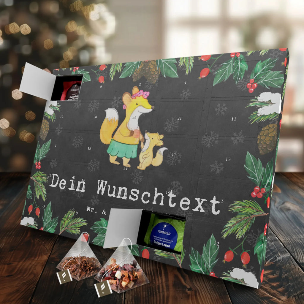 Personalisierter Tee Adventskalender Fuchs Beste Mama der Welt Personalisierter Tee Adventskalender, für, Dankeschön, Geschenk, Schenken, Geburtstag, Geburtstagsgeschenk, Geschenkidee, Danke, Bedanken, Mitbringsel, Freude machen, Geschenktipp, Mama, Mami, Mutter, Muttertag, Mutti, Ma, Tochter, Sohn, Beste Mama, Beste, Supermama