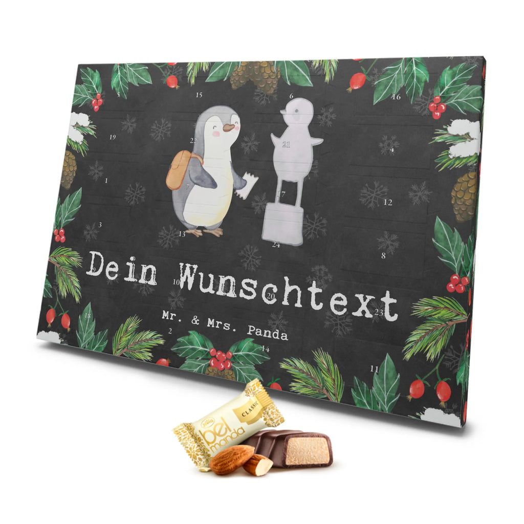 Personalisierter Marzipan Adventskalender Pinguin Museum besuchen Personalisierter Marzipan Adventskalender, Geschenk, Sport, Sportart, Hobby, Schenken, Danke, Dankeschön, Auszeichnung, Gewinn, Sportler, Museum besuchen, Museen