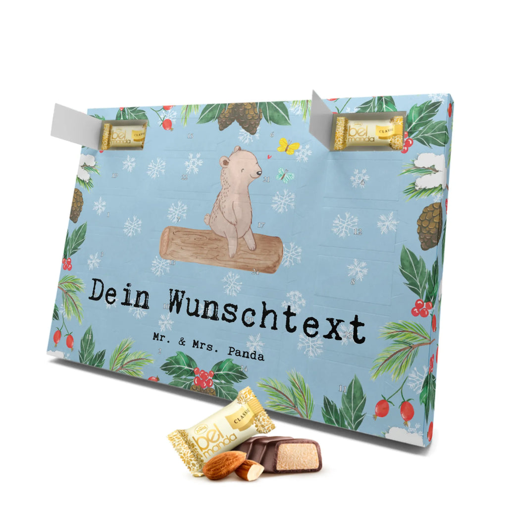 Personalisierter Marzipan Adventskalender Bär Naturliebhaber Personalisierter Marzipan Adventskalender, Geschenk, Sport, Sportart, Hobby, Schenken, Danke, Dankeschön, Auszeichnung, Gewinn, Sportler, Naturliebhaber, Outdoor, Wandern, Nature Lover