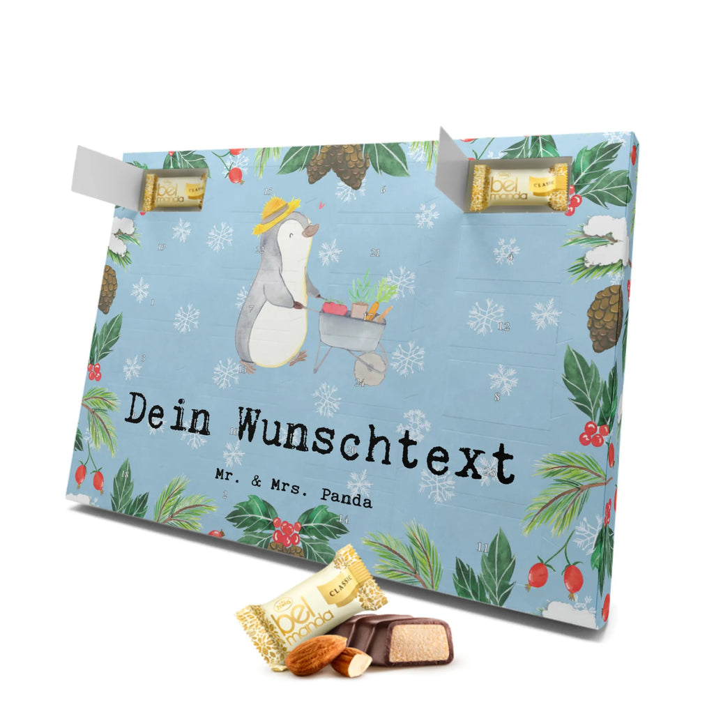 Personalisierter Marzipan Adventskalender Pinguin Gartenarbeit Personalisierter Marzipan Adventskalender, Geschenk, Sport, Sportart, Hobby, Schenken, Danke, Dankeschön, Auszeichnung, Gewinn, Sportler, Gartenarbeit, Urban gardening, Gärtnern, Gartenpflege