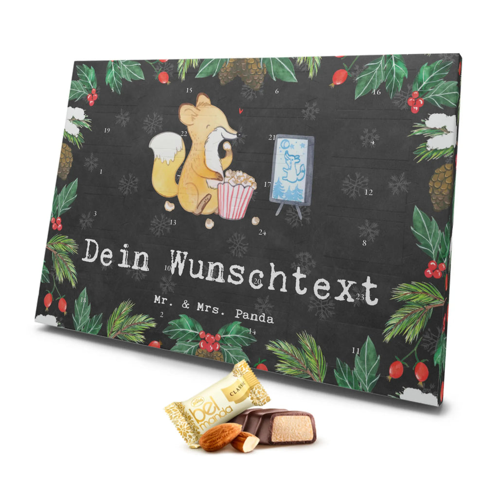 Personalisierter Marzipan Adventskalender Fuchs Filme gucken Personalisierter Marzipan Adventskalender, Geschenk, Sport, Sportart, Hobby, Schenken, Danke, Dankeschön, Auszeichnung, Gewinn, Sportler, Filmabend, Filme gucken, TV, Fernsehen, Kino