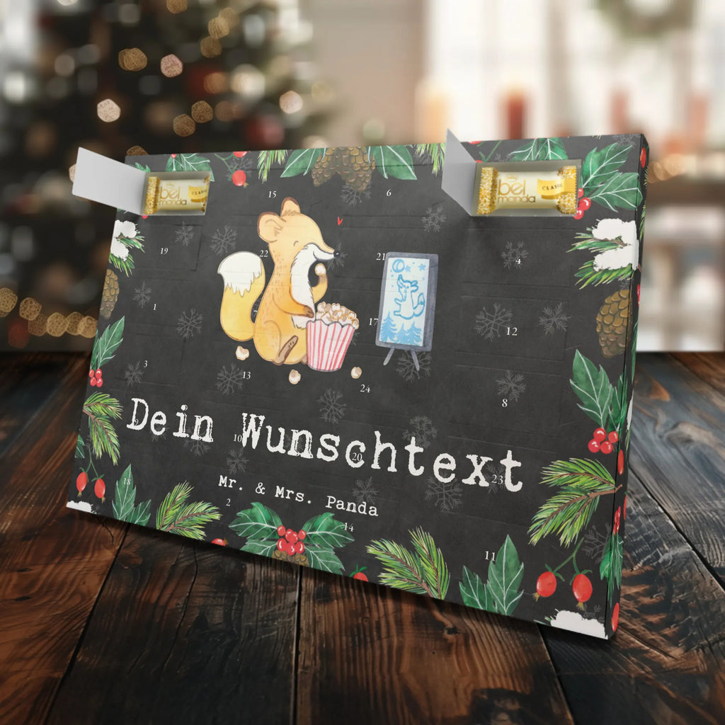 Personalisierter Marzipan Adventskalender Fuchs Filme gucken Personalisierter Marzipan Adventskalender, Geschenk, Sport, Sportart, Hobby, Schenken, Danke, Dankeschön, Auszeichnung, Gewinn, Sportler, Filmabend, Filme gucken, TV, Fernsehen, Kino