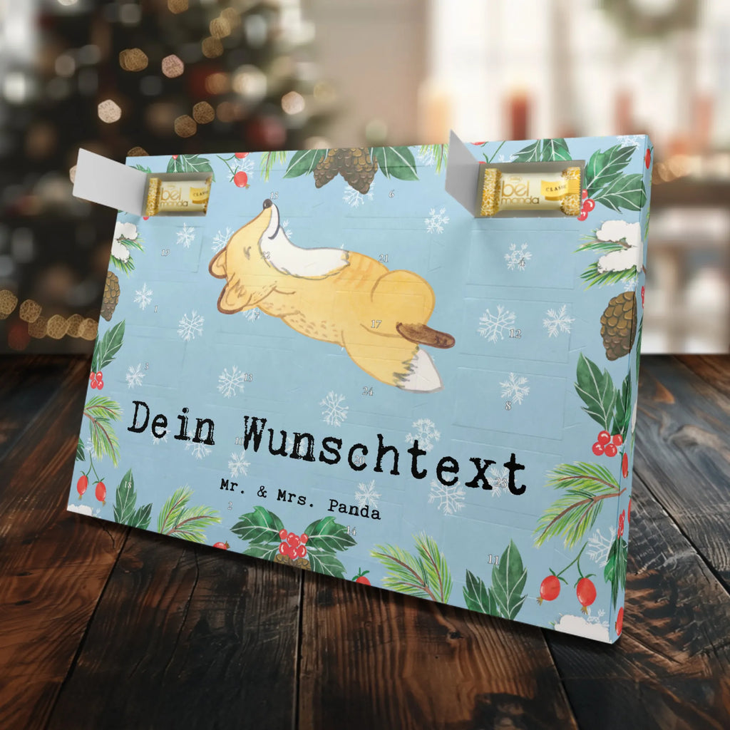 Personalisierter Marzipan Adventskalender Fuchs Crunches Personalisierter Marzipan Adventskalender, Geschenk, Sport, Sportart, Hobby, Schenken, Danke, Dankeschön, Auszeichnung, Gewinn, Sportler, Crunches, Fitness, Bauchpressen, Fitnessstudio