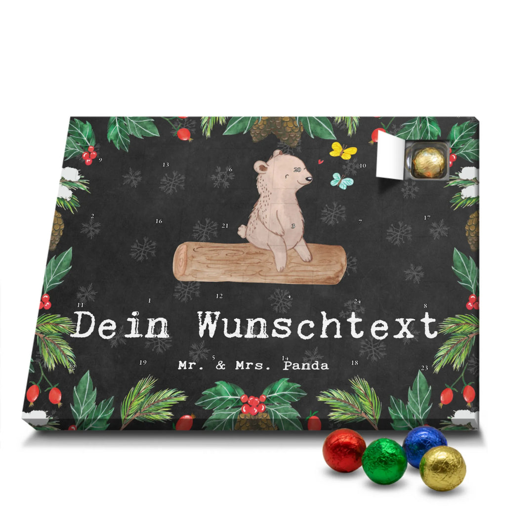 Personalisierter Schoko Adventskalender Bär Naturliebhaber Personalisierter Adventskalender, Adventskalender mit Namen, Geschenk, Sport, Sportart, Hobby, Schenken, Danke, Dankeschön, Auszeichnung, Gewinn, Sportler, Naturliebhaber, Outdoor, Wandern, Nature Lover