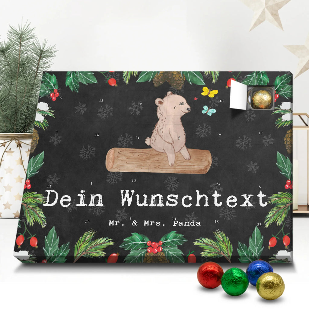 Personalisierter Schoko Adventskalender Bär Naturliebhaber Personalisierter Adventskalender, Adventskalender mit Namen, Geschenk, Sport, Sportart, Hobby, Schenken, Danke, Dankeschön, Auszeichnung, Gewinn, Sportler, Naturliebhaber, Outdoor, Wandern, Nature Lover