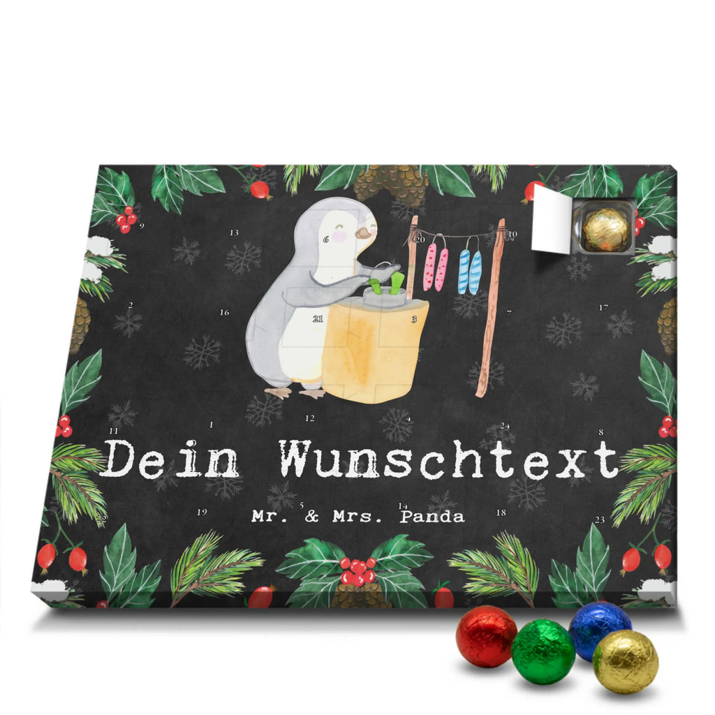 Personalisierter Schoko Adventskalender Pinguin Kerzenziehen Personalisierter Adventskalender, Adventskalender mit Namen, Geschenk, Sport, Sportart, Hobby, Schenken, Danke, Dankeschön, Auszeichnung, Gewinn, Sportler, Kerzenziehen, Kerzen ziehen. DIY, Deko basteln