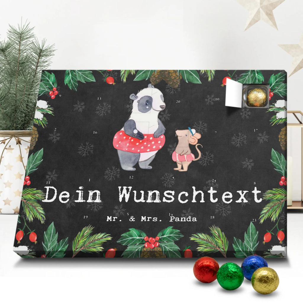 Personalisierter Schoko Adventskalender Otter Schwimmen Personalisierter Adventskalender, Adventskalender mit Namen, Geschenk, Sport, Sportart, Hobby, Schenken, Danke, Dankeschön, Auszeichnung, Gewinn, Sportler, Schwimmen, Schwimmkurs, Wassersport