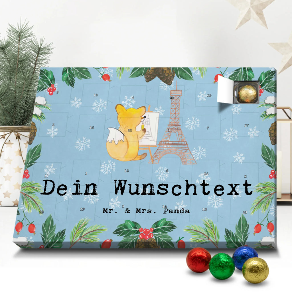 Personalisierter Schoko Adventskalender Fuchs Urban sketching Personalisierter Adventskalender, Adventskalender mit Namen, Geschenk, Sport, Sportart, Hobby, Schenken, Danke, Dankeschön, Auszeichnung, Gewinn, Sportler, Urban Sketching, Zeichnen, Künstler, Malen, Zeichenschule