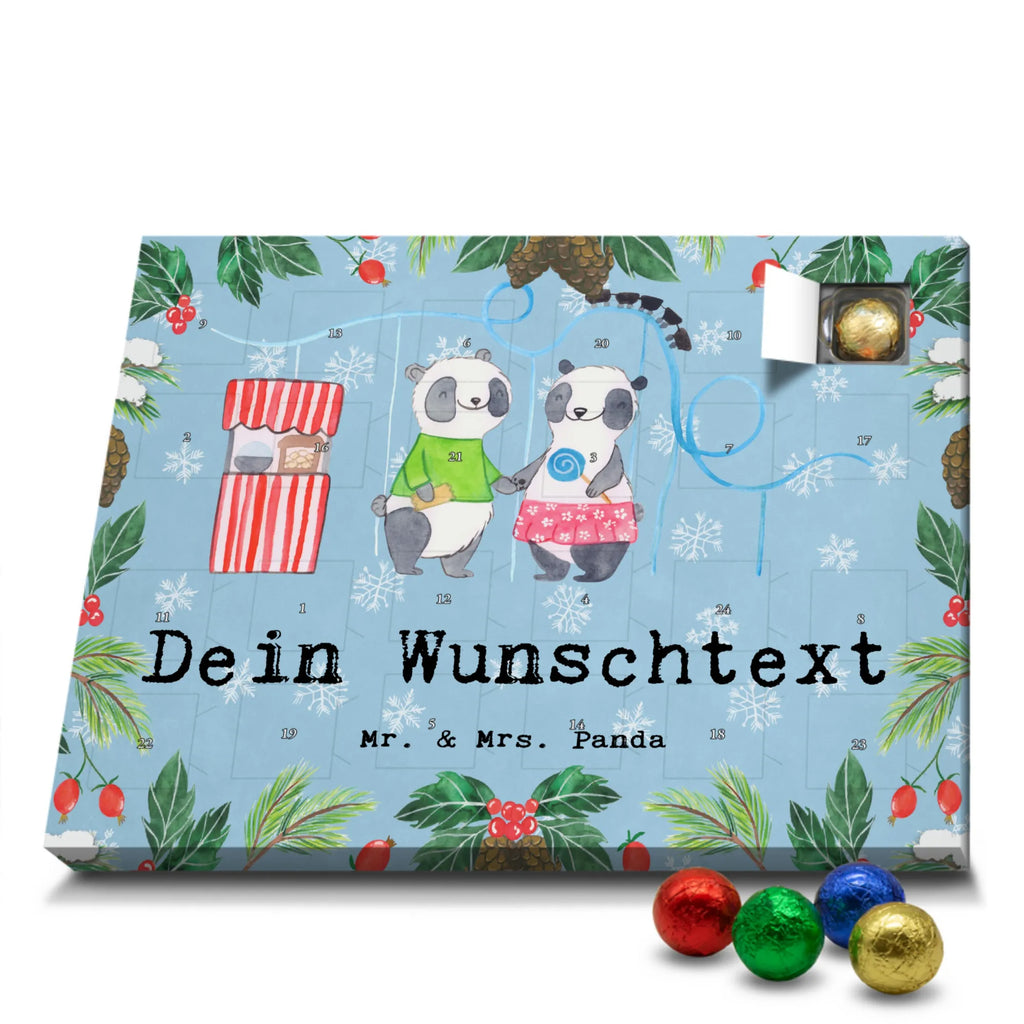 Personalisierter Schoko Adventskalender Pandas Freizeitpark besuchen Personalisierter Adventskalender, Adventskalender mit Namen, Geschenk, Sport, Sportart, Hobby, Schenken, Danke, Dankeschön, Auszeichnung, Gewinn, Sportler, Freizeitpark besuchen, Achterbahn fahren