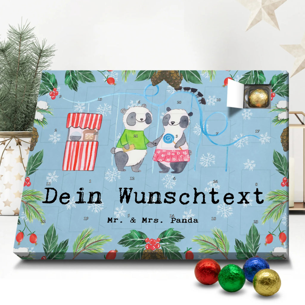 Personalisierter Schoko Adventskalender Pandas Freizeitpark besuchen Personalisierter Adventskalender, Adventskalender mit Namen, Geschenk, Sport, Sportart, Hobby, Schenken, Danke, Dankeschön, Auszeichnung, Gewinn, Sportler, Freizeitpark besuchen, Achterbahn fahren