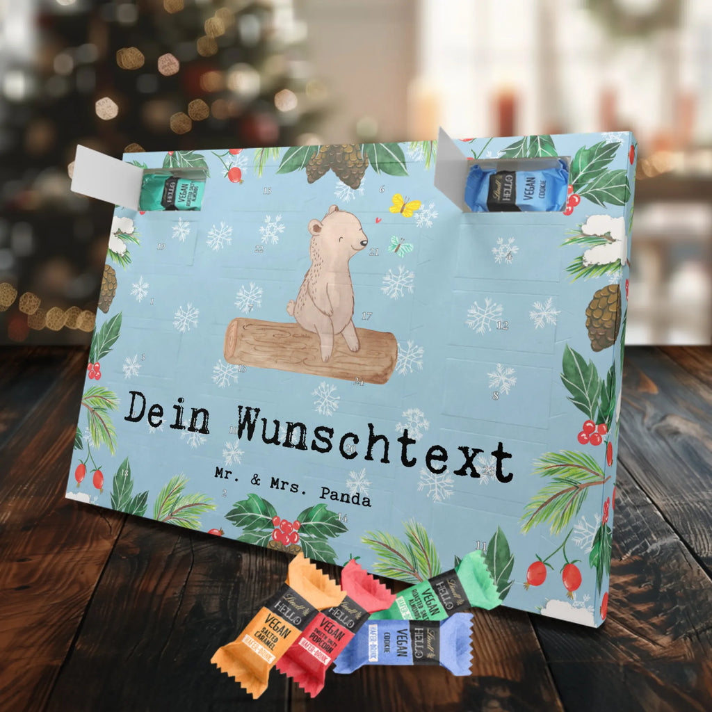 Personalisierter veganer Adventskalender Bär Naturliebhaber Personalisierter veganer Adventskalender, Geschenk, Sport, Sportart, Hobby, Schenken, Danke, Dankeschön, Auszeichnung, Gewinn, Sportler, Naturliebhaber, Outdoor, Wandern, Nature Lover