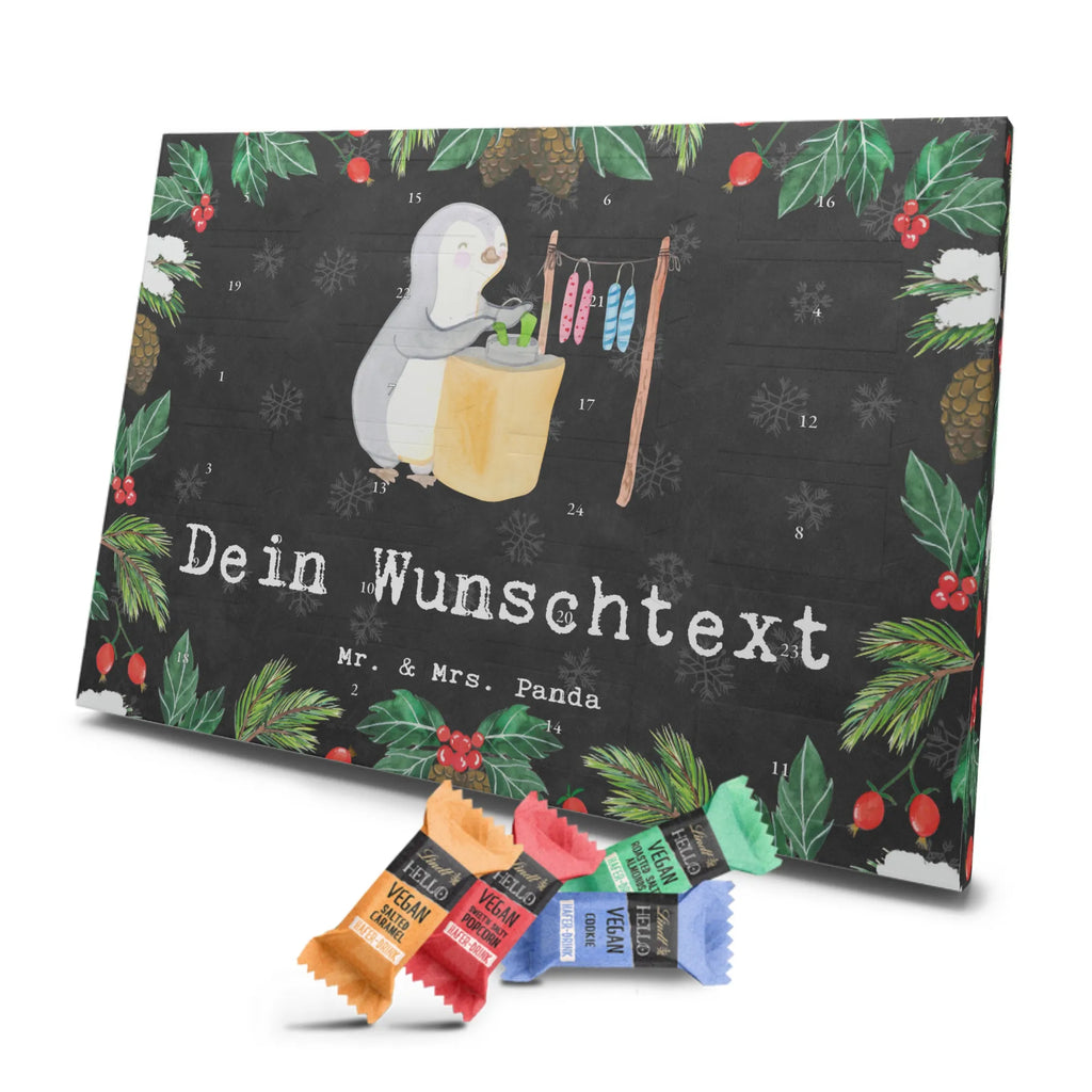 Personalisierter veganer Adventskalender Pinguin Kerzenziehen Personalisierter veganer Adventskalender, Geschenk, Sport, Sportart, Hobby, Schenken, Danke, Dankeschön, Auszeichnung, Gewinn, Sportler, Kerzenziehen, Kerzen ziehen. DIY, Deko basteln