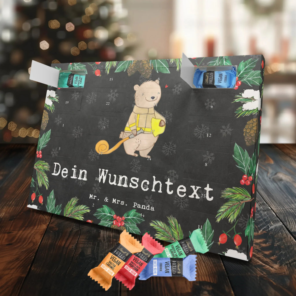 Personalisierter veganer Adventskalender Bär Freiwillige Feuerwehr Personalisierter veganer Adventskalender, Geschenk, Sport, Sportart, Hobby, Schenken, Danke, Dankeschön, Auszeichnung, Gewinn, Sportler, Freiwillige Feuerwehr, Feuerwehrfest, Jugendfeuerwehr