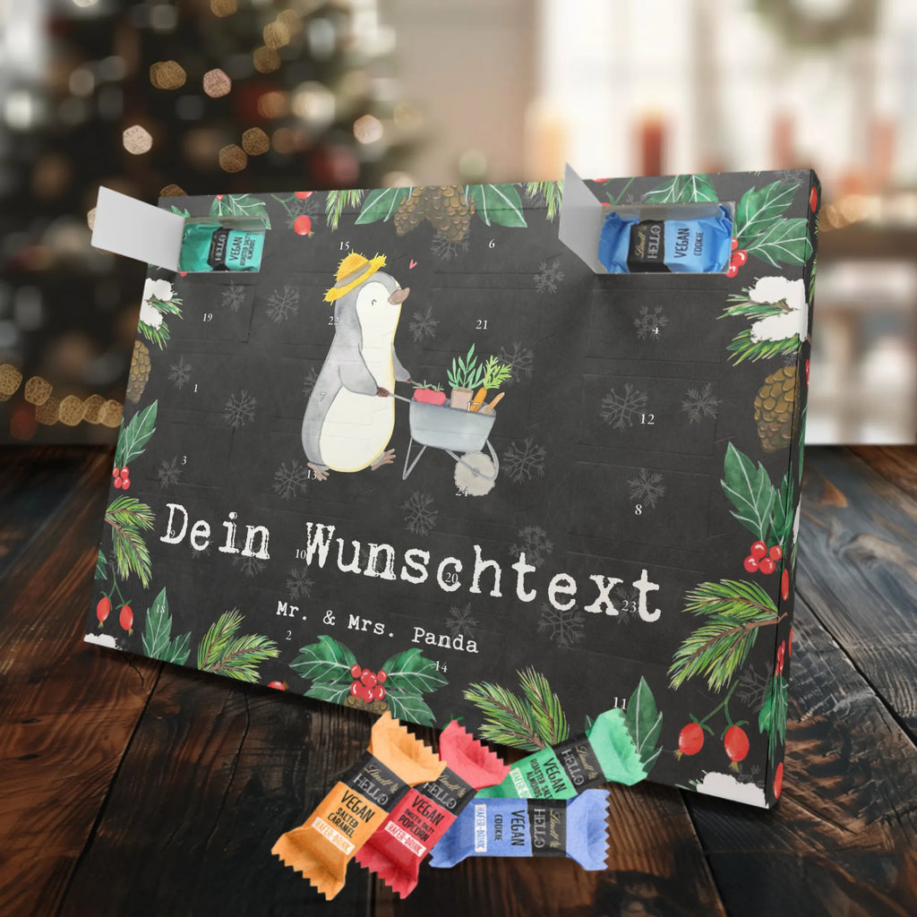 Personalisierter veganer Adventskalender Pinguin Gartenarbeit Personalisierter veganer Adventskalender, Geschenk, Sport, Sportart, Hobby, Schenken, Danke, Dankeschön, Auszeichnung, Gewinn, Sportler, Gartenarbeit, Urban gardening, Gärtnern, Gartenpflege