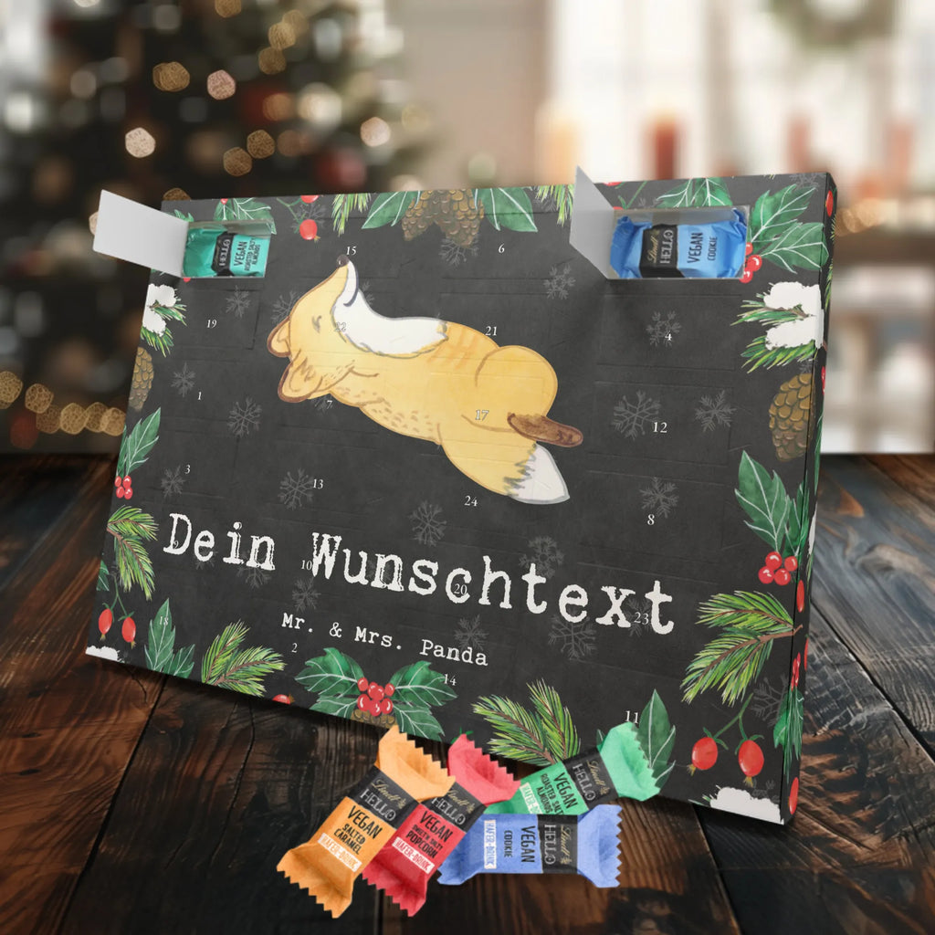 Personalisierter veganer Adventskalender Fuchs Crunches Personalisierter veganer Adventskalender, Geschenk, Sport, Sportart, Hobby, Schenken, Danke, Dankeschön, Auszeichnung, Gewinn, Sportler, Crunches, Fitness, Bauchpressen, Fitnessstudio