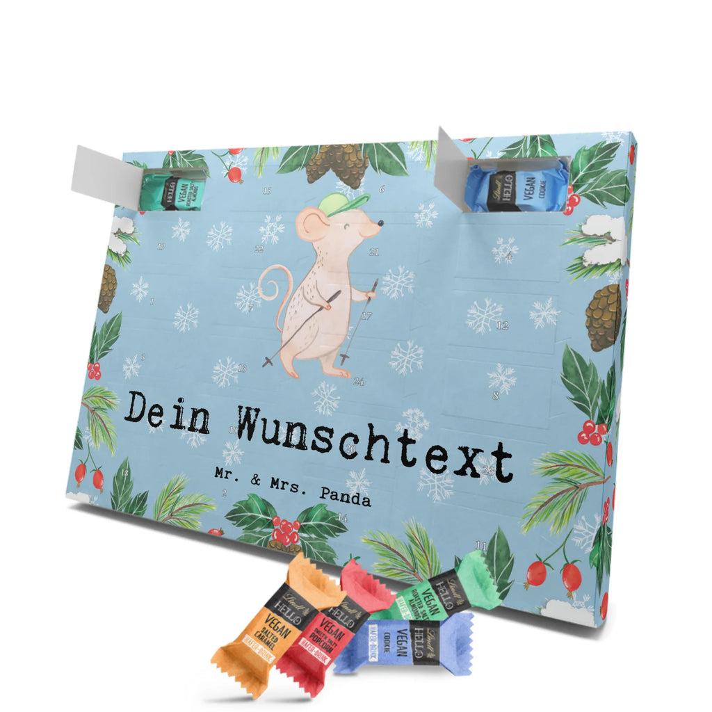 Personalisierter veganer Adventskalender Maus Walking Personalisierter veganer Adventskalender, Geschenk, Sport, Sportart, Hobby, Schenken, Danke, Dankeschön, Auszeichnung, Gewinn, Sportler, Walking, Walken, schnelles Gehen, Spazieren gehen