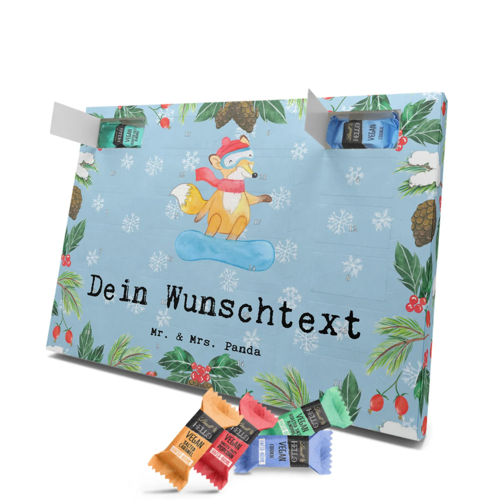 Personalisierter veganer Adventskalender Hase Snowboarden Personalisierter veganer Adventskalender, Geschenk, Sport, Sportart, Hobby, Schenken, Danke, Dankeschön, Auszeichnung, Gewinn, Sportler, Snowboard, snowboarden, Wintersport, Snowboardschule, Winterurlaub