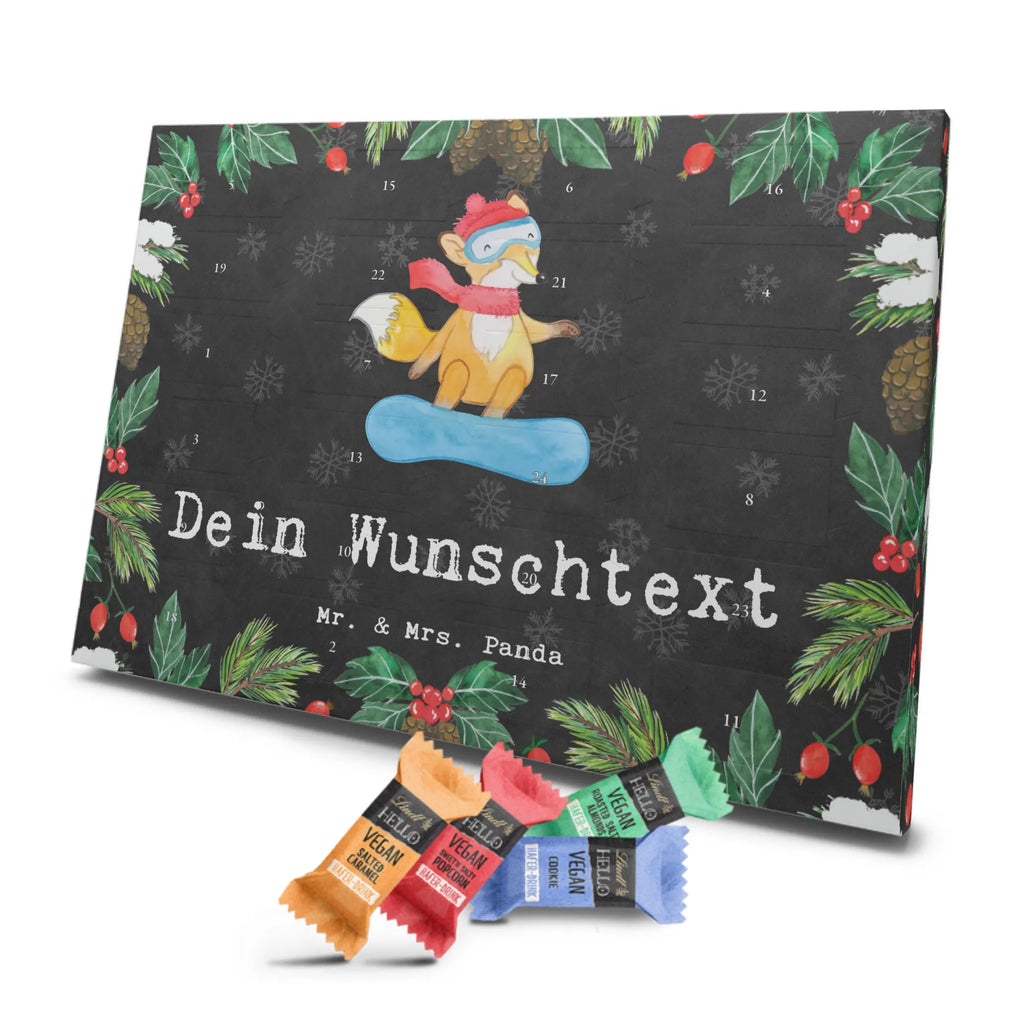 Personalisierter veganer Adventskalender Hase Snowboarden Personalisierter veganer Adventskalender, Geschenk, Sport, Sportart, Hobby, Schenken, Danke, Dankeschön, Auszeichnung, Gewinn, Sportler, Snowboard, snowboarden, Wintersport, Snowboardschule, Winterurlaub