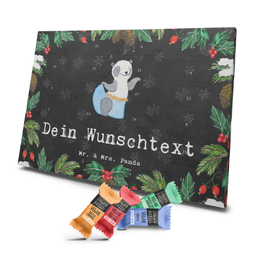 Personalisierter veganer Adventskalender Panda Bauchtanz Personalisierter veganer Adventskalender, Geschenk, Sport, Sportart, Hobby, Schenken, Danke, Dankeschön, Auszeichnung, Gewinn, Sportler, Bauchtanz, orientalischer Tanz, Tanzen