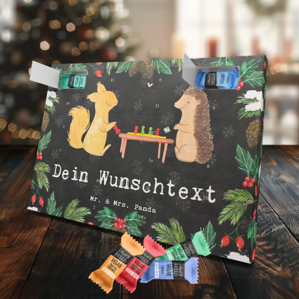 Personalisierter veganer Adventskalender Eichhörnchen Gesellschaftsspiele Personalisierter veganer Adventskalender, Geschenk, Sport, Sportart, Hobby, Schenken, Danke, Dankeschön, Auszeichnung, Gewinn, Sportler, Gesellschaftsspiele, Spielen, Spieleabend