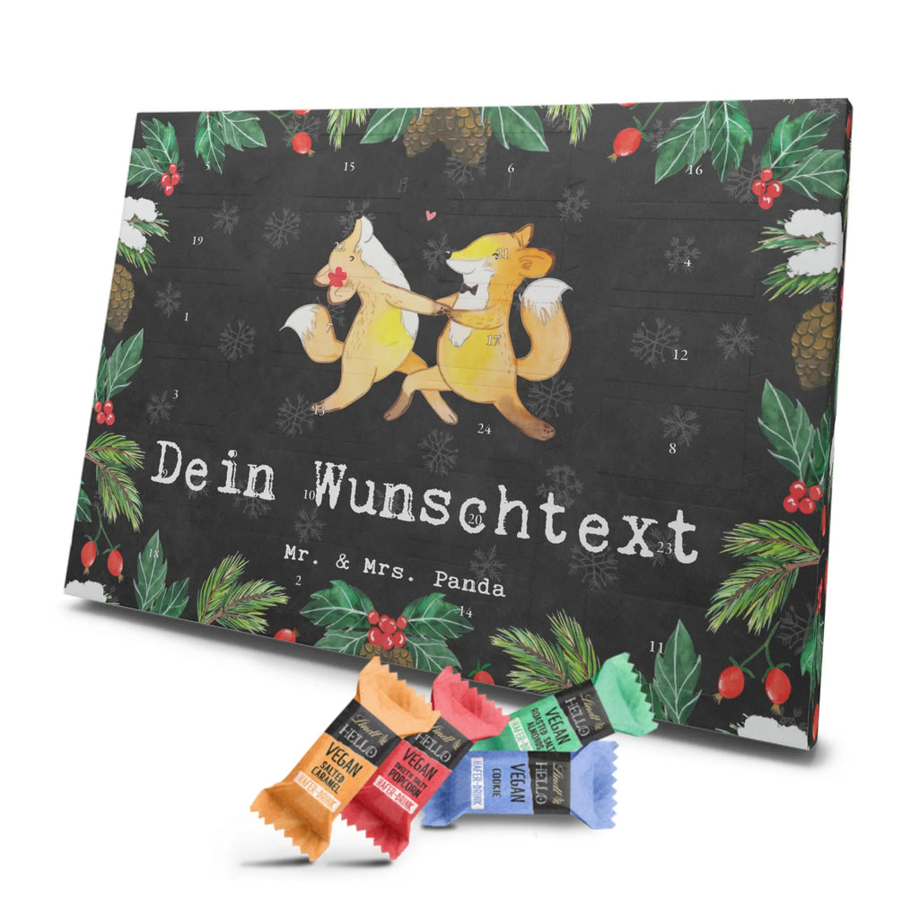 Personalisierter veganer Adventskalender Füchse Salsa tanzen Personalisierter veganer Adventskalender, Geschenk, Sport, Sportart, Hobby, Schenken, Danke, Dankeschön, Auszeichnung, Gewinn, Sportler, Salsa tanzen, Tanzschule, Tanzen, Tanzkurs