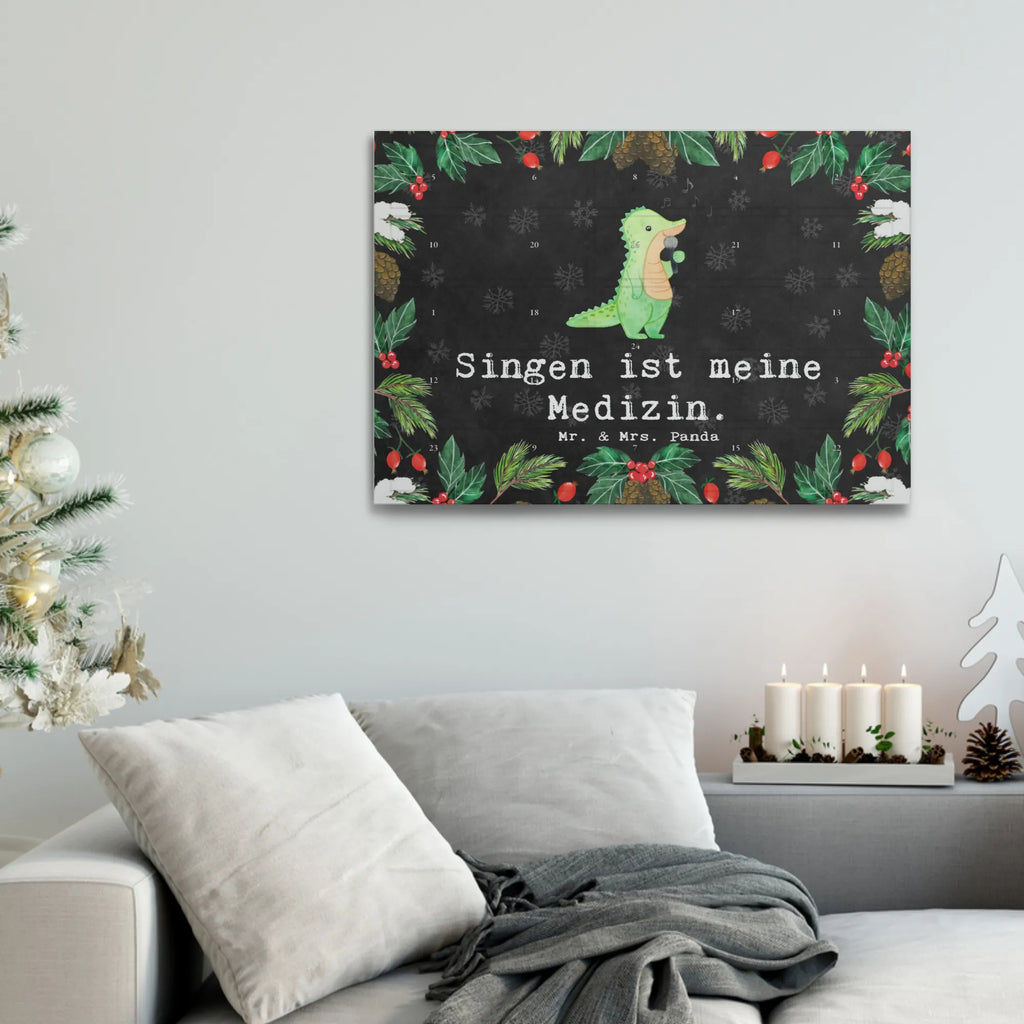 Tee Adventskalender Krokodil Singen Adventskalender, Kerzen Adventskalender, Duftkerzen Adventskalender, Geschenk, Sport, Sportart, Hobby, Schenken, Danke, Dankeschön, Auszeichnung, Gewinn, Sportler, Singen, Band, Live Auftritt, Gesang, Hobbysänger