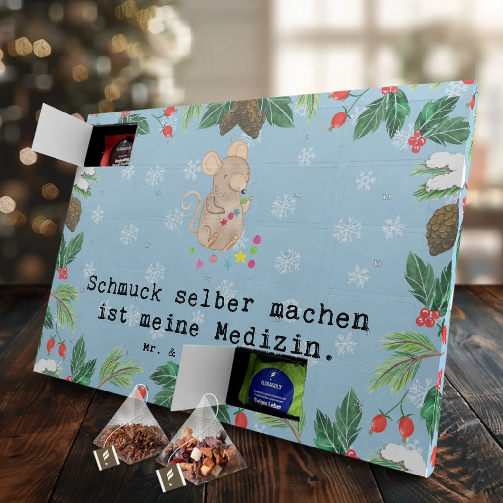 Tee Adventskalender Maus Schmuck selber machen Adventskalender, Kerzen Adventskalender, Duftkerzen Adventskalender, Geschenk, Sport, Sportart, Hobby, Schenken, Danke, Dankeschön, Auszeichnung, Gewinn, Sportler, Schmuck selber machen, Schmuck basteln, DIY