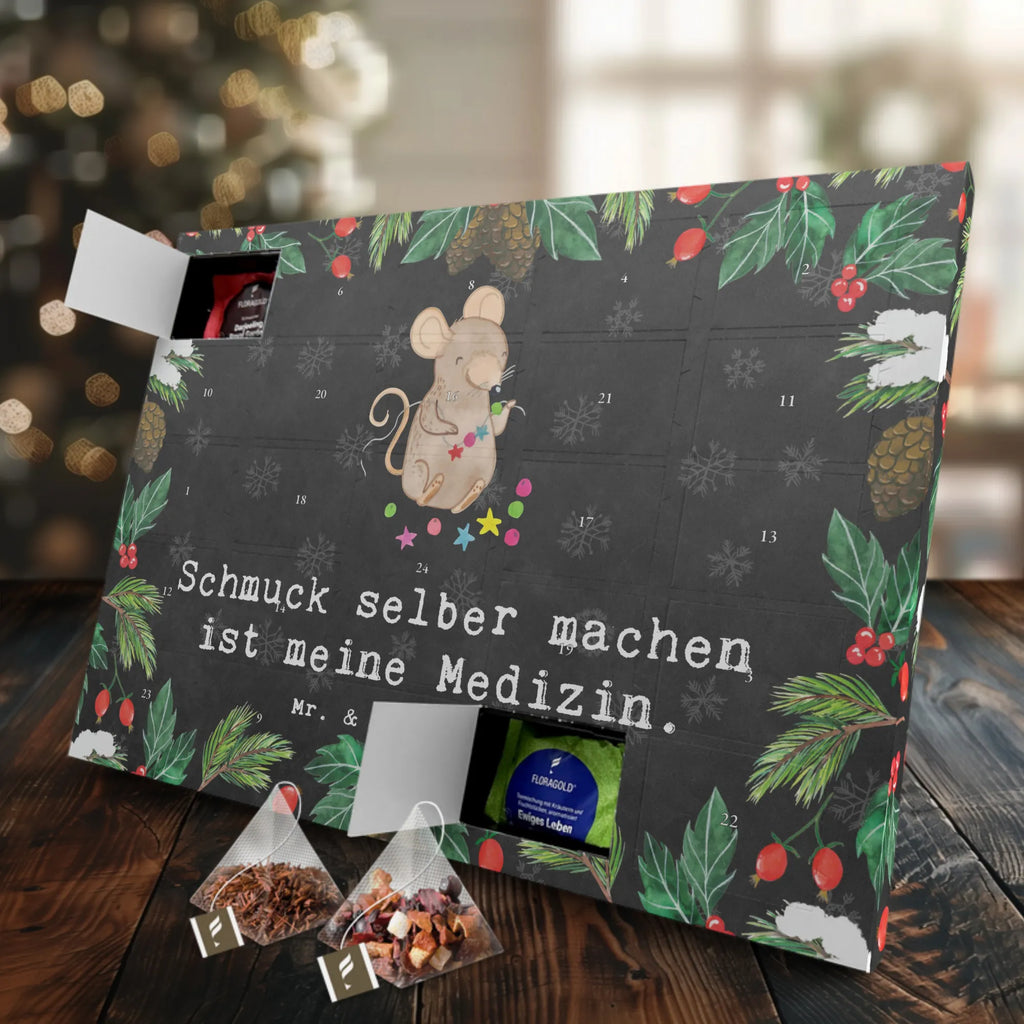 Tee Adventskalender Maus Schmuck selber machen Adventskalender, Kerzen Adventskalender, Duftkerzen Adventskalender, Geschenk, Sport, Sportart, Hobby, Schenken, Danke, Dankeschön, Auszeichnung, Gewinn, Sportler, Schmuck selber machen, Schmuck basteln, DIY