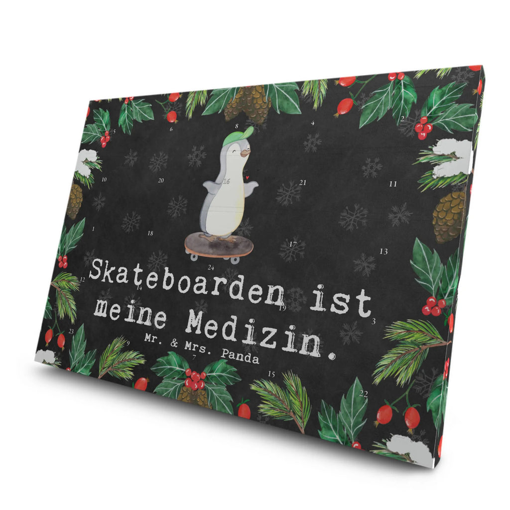 Tee Adventskalender Pinguin Skateboarden Adventskalender, Kerzen Adventskalender, Duftkerzen Adventskalender, Geschenk, Sport, Sportart, Hobby, Schenken, Danke, Dankeschön, Auszeichnung, Gewinn, Sportler, Skateboarden, Skateboard fahren, Skaten, Skateboard, Skateplatz