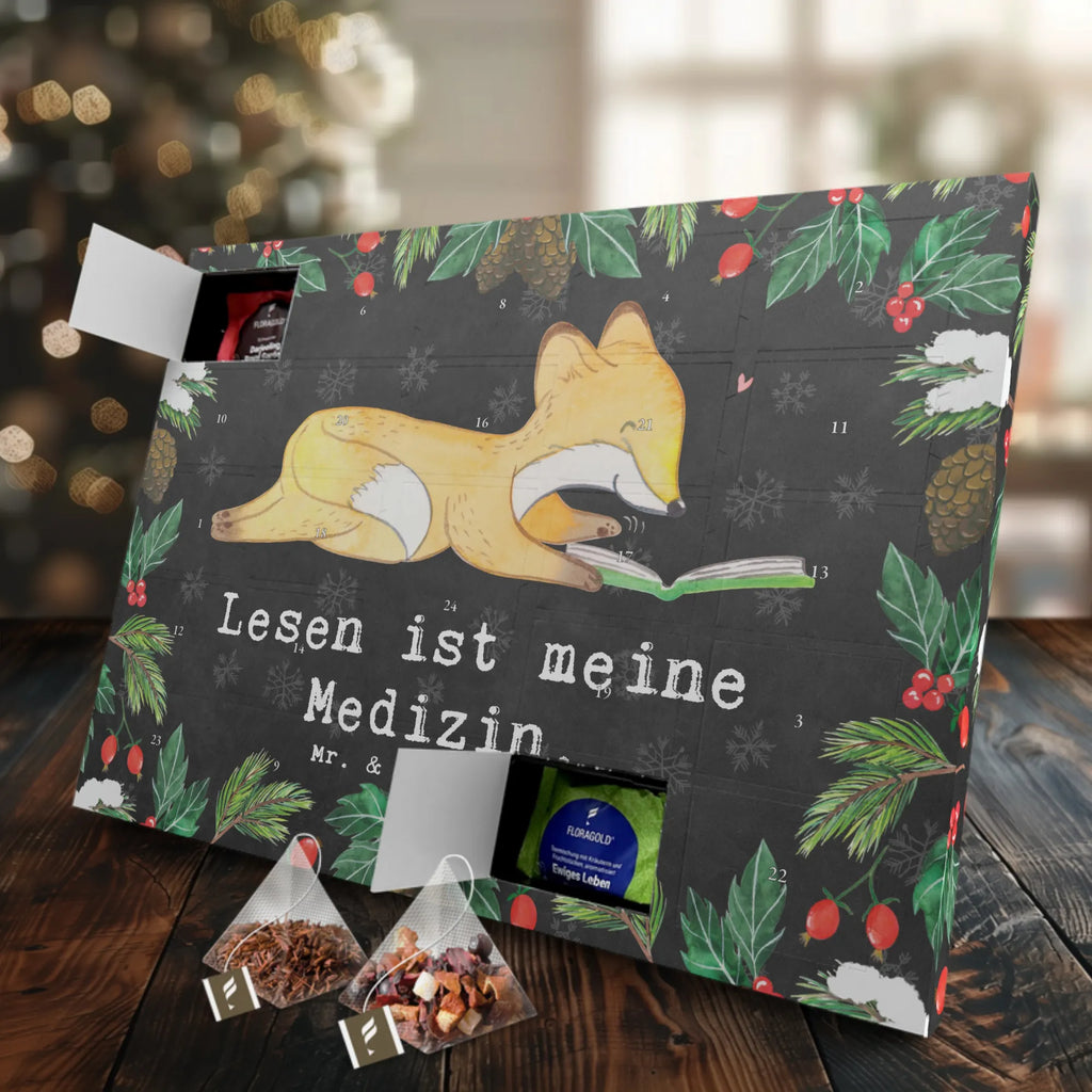 Tee Adventskalender Fuchs Lesen Adventskalender, Kerzen Adventskalender, Duftkerzen Adventskalender, Geschenk, Sport, Sportart, Hobby, Schenken, Danke, Dankeschön, Auszeichnung, Gewinn, Sportler, lesen, Bücher lesen, Bücherwurm