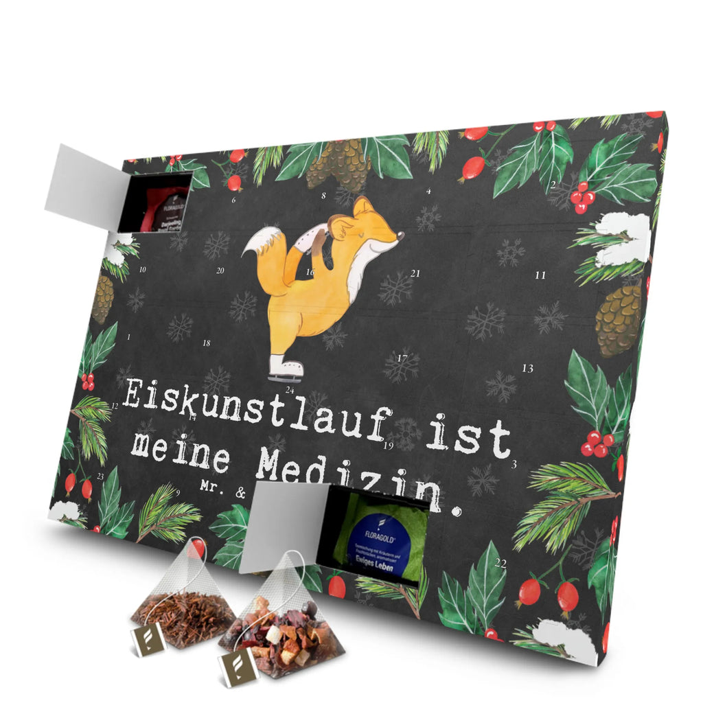 Tee Adventskalender Fuchs Eiskunstläufer Adventskalender, Kerzen Adventskalender, Duftkerzen Adventskalender, Geschenk, Sport, Sportart, Hobby, Schenken, Danke, Dankeschön, Auszeichnung, Gewinn, Sportler, Eiskunstläufer, Eiskunstläuferin, Eiskunst