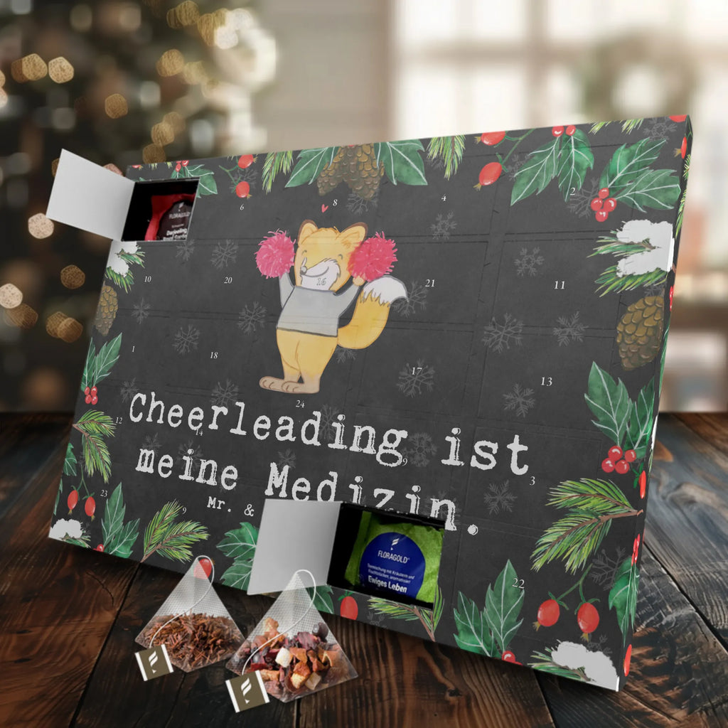 Tee Adventskalender Fuchs Cheerleader Adventskalender, Kerzen Adventskalender, Duftkerzen Adventskalender, Geschenk, Sport, Sportart, Hobby, Schenken, Danke, Dankeschön, Auszeichnung, Gewinn, Sportler, Cheerleader, Cheerleading, Turnen, Turn Club, Turniere