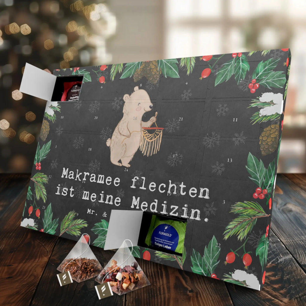 Tee Adventskalender Bär Makramee Adventskalender, Kerzen Adventskalender, Duftkerzen Adventskalender, Geschenk, Sport, Sportart, Hobby, Schenken, Danke, Dankeschön, Auszeichnung, Gewinn, Sportler, Makramee, Basteln, Basteln mit Makramee