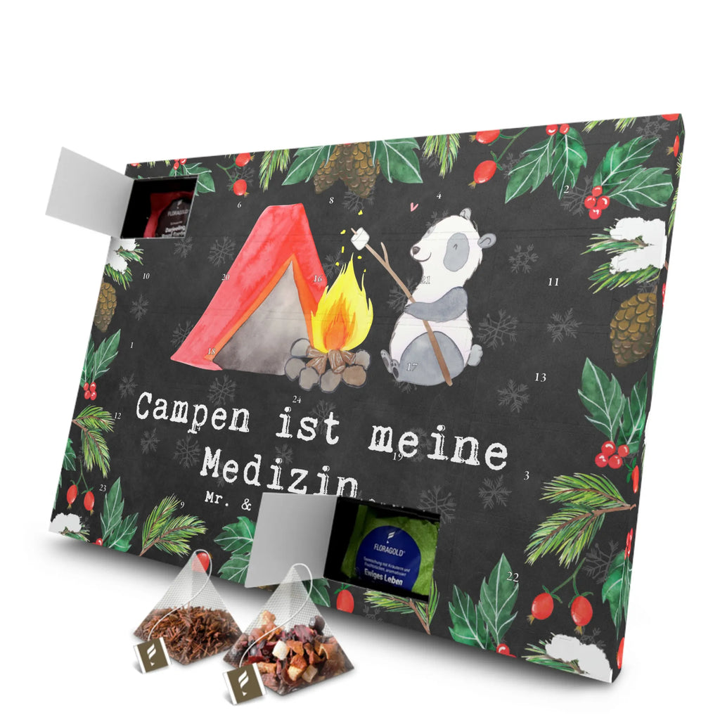 Tee Adventskalender Panda Campen Adventskalender, Kerzen Adventskalender, Duftkerzen Adventskalender, Geschenk, Sport, Sportart, Hobby, Schenken, Danke, Dankeschön, Auszeichnung, Gewinn, Sportler, Campen, Camping, campen gehen, Zelten, Campingplatz