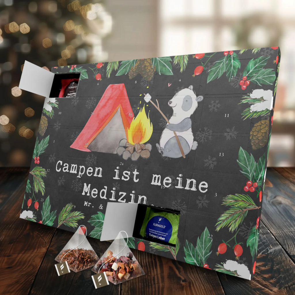 Tee Adventskalender Panda Campen Adventskalender, Kerzen Adventskalender, Duftkerzen Adventskalender, Geschenk, Sport, Sportart, Hobby, Schenken, Danke, Dankeschön, Auszeichnung, Gewinn, Sportler, Campen, Camping, campen gehen, Zelten, Campingplatz