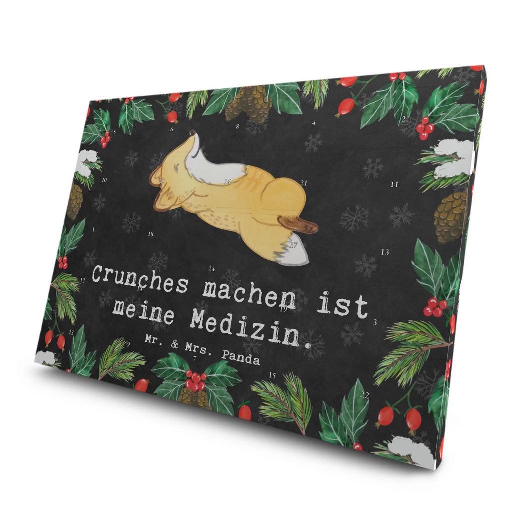 Tee Adventskalender Fuchs Crunches Adventskalender, Kerzen Adventskalender, Duftkerzen Adventskalender, Geschenk, Sport, Sportart, Hobby, Schenken, Danke, Dankeschön, Auszeichnung, Gewinn, Sportler, Crunches, Fitness, Bauchpressen, Fitnessstudio