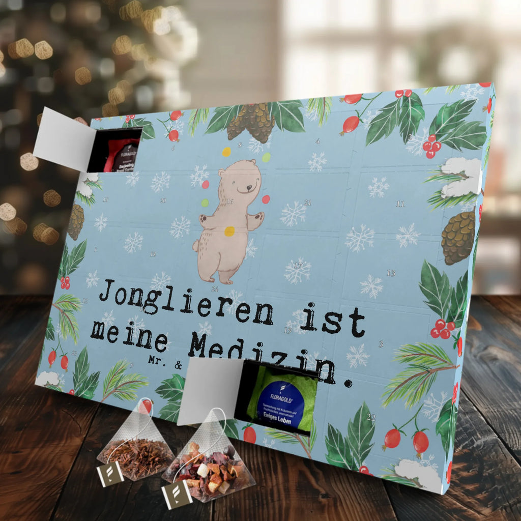 Tee Adventskalender Bär Jonglieren Adventskalender, Kerzen Adventskalender, Duftkerzen Adventskalender, Geschenk, Sport, Sportart, Hobby, Schenken, Danke, Dankeschön, Auszeichnung, Gewinn, Sportler, Jonglieren, Jongleur, Zirkus, Artistik