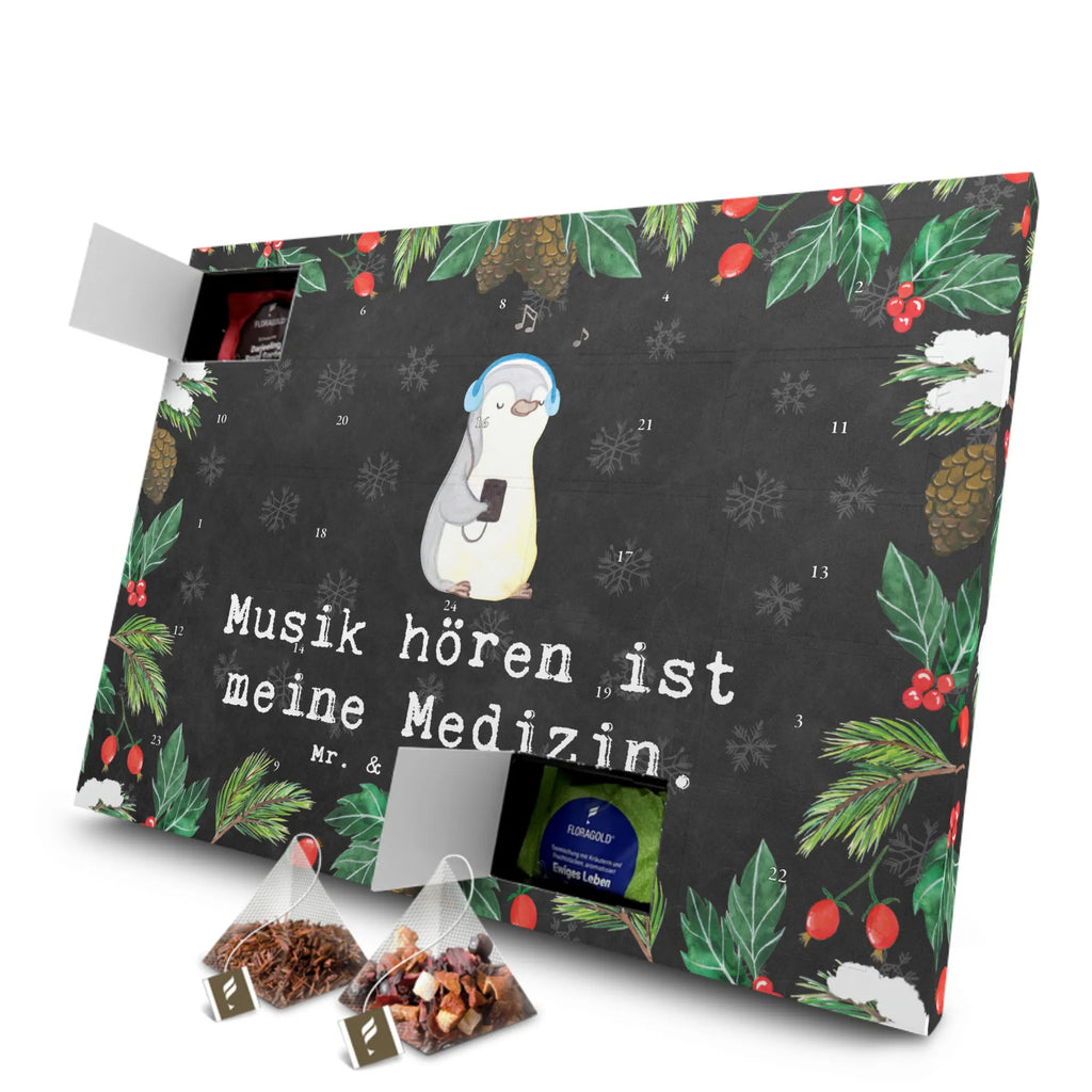 Tee Adventskalender Pinguin Musik hören Adventskalender, Kerzen Adventskalender, Duftkerzen Adventskalender, Geschenk, Sport, Sportart, Hobby, Schenken, Danke, Dankeschön, Auszeichnung, Gewinn, Sportler, Musik hören, Lieblingssong