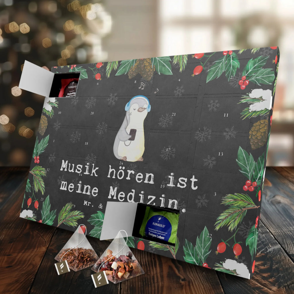 Tee Adventskalender Pinguin Musik hören Adventskalender, Kerzen Adventskalender, Duftkerzen Adventskalender, Geschenk, Sport, Sportart, Hobby, Schenken, Danke, Dankeschön, Auszeichnung, Gewinn, Sportler, Musik hören, Lieblingssong