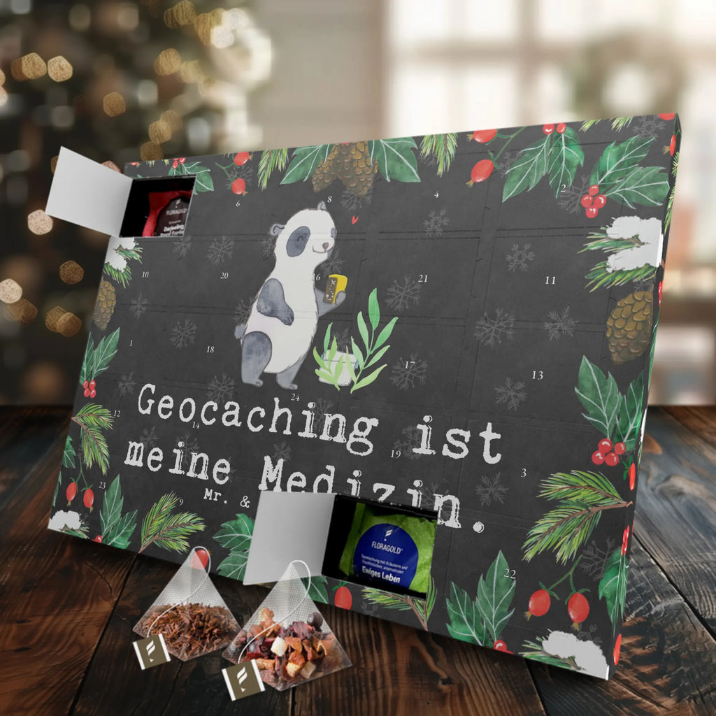 Tee Adventskalender Panda Geocaching Adventskalender, Kerzen Adventskalender, Duftkerzen Adventskalender, Geschenk, Sport, Sportart, Hobby, Schenken, Danke, Dankeschön, Auszeichnung, Gewinn, Sportler, Geocaching, Schatzsuchen, GPS Schnitzeljagd, Opencaching