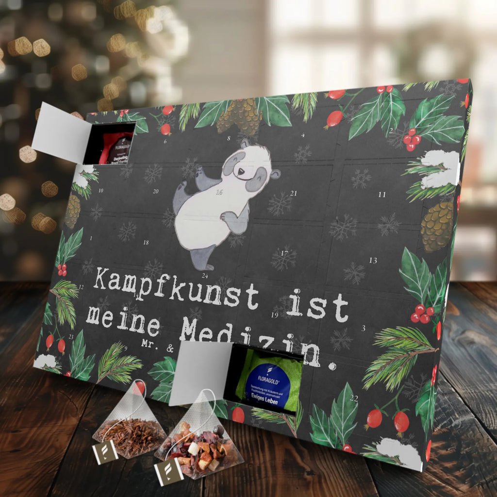 Tee Adventskalender Panda Kampfkunst Adventskalender, Kerzen Adventskalender, Duftkerzen Adventskalender, Geschenk, Sport, Sportart, Hobby, Schenken, Danke, Dankeschön, Auszeichnung, Gewinn, Sportler, Kampfkunst, Kampfsportarten, Selbstverteidigung