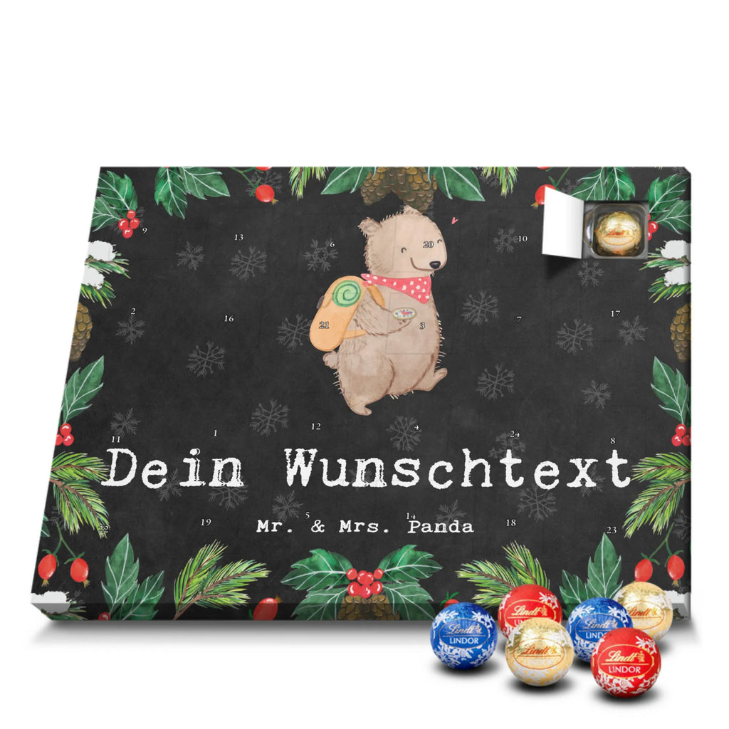 Personalisierter Kugel Markenschokolade Adventskalender Bär Wandern Personalisierter Kugel Markenschokolade Adventskalender, Geschenk, Sport, Sportart, Hobby, Schenken, Danke, Dankeschön, Auszeichnung, Gewinn, Sportler, Wandern, Bergsteigen, Wintertouren, Outdoor Sport, Freizeitsport, Spazieren, Natur entdecken