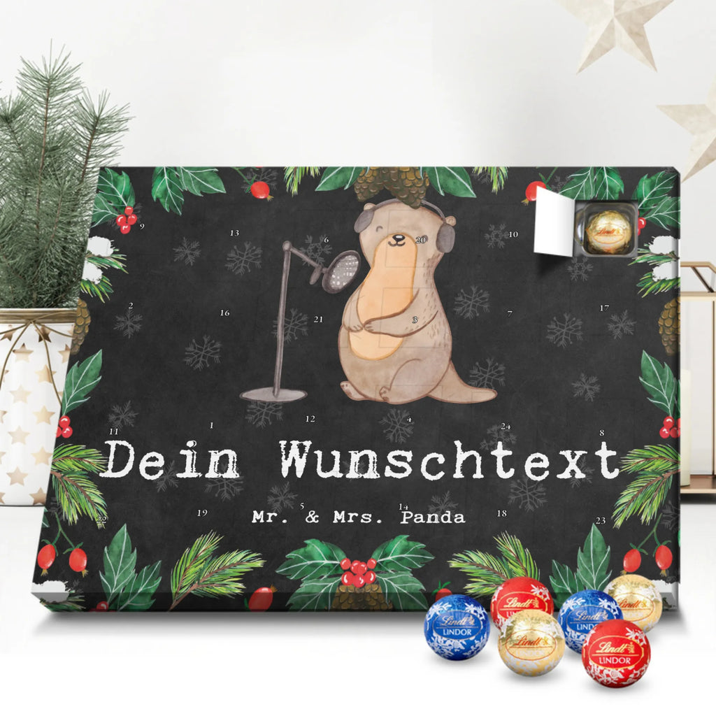 Personalisierter Kugel Markenschokolade Adventskalender Otter Podcast aufnehmen Personalisierter Kugel Markenschokolade Adventskalender, Geschenk, Sport, Sportart, Hobby, Schenken, Danke, Dankeschön, Auszeichnung, Gewinn, Sportler, Podcast aufnehmen, Podcast produzieren, Podcasterin, Podcaster