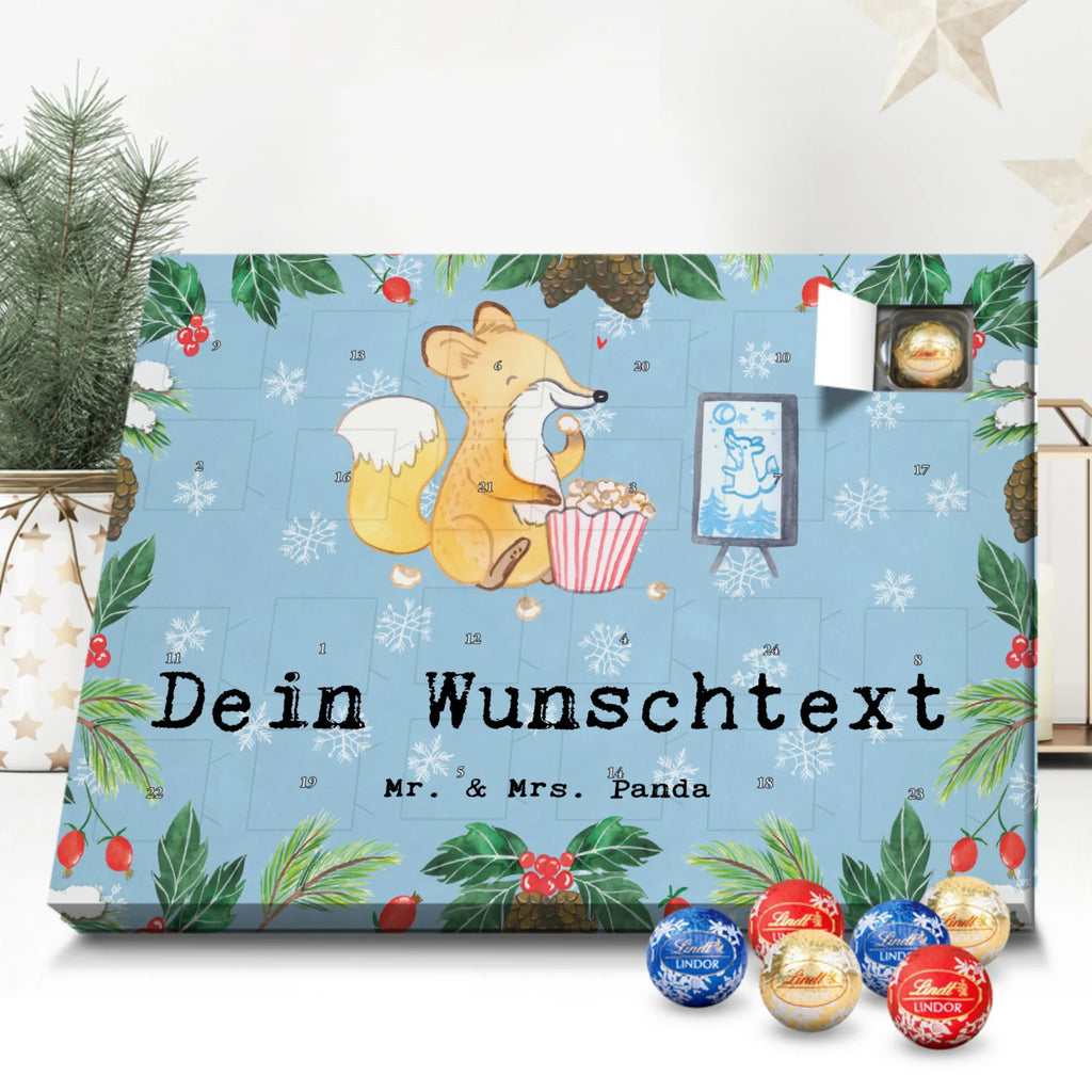 Personalisierter Kugel Markenschokolade Adventskalender Fuchs Filme gucken Personalisierter Kugel Markenschokolade Adventskalender, Geschenk, Sport, Sportart, Hobby, Schenken, Danke, Dankeschön, Auszeichnung, Gewinn, Sportler, Filmabend, Filme gucken, TV, Fernsehen, Kino