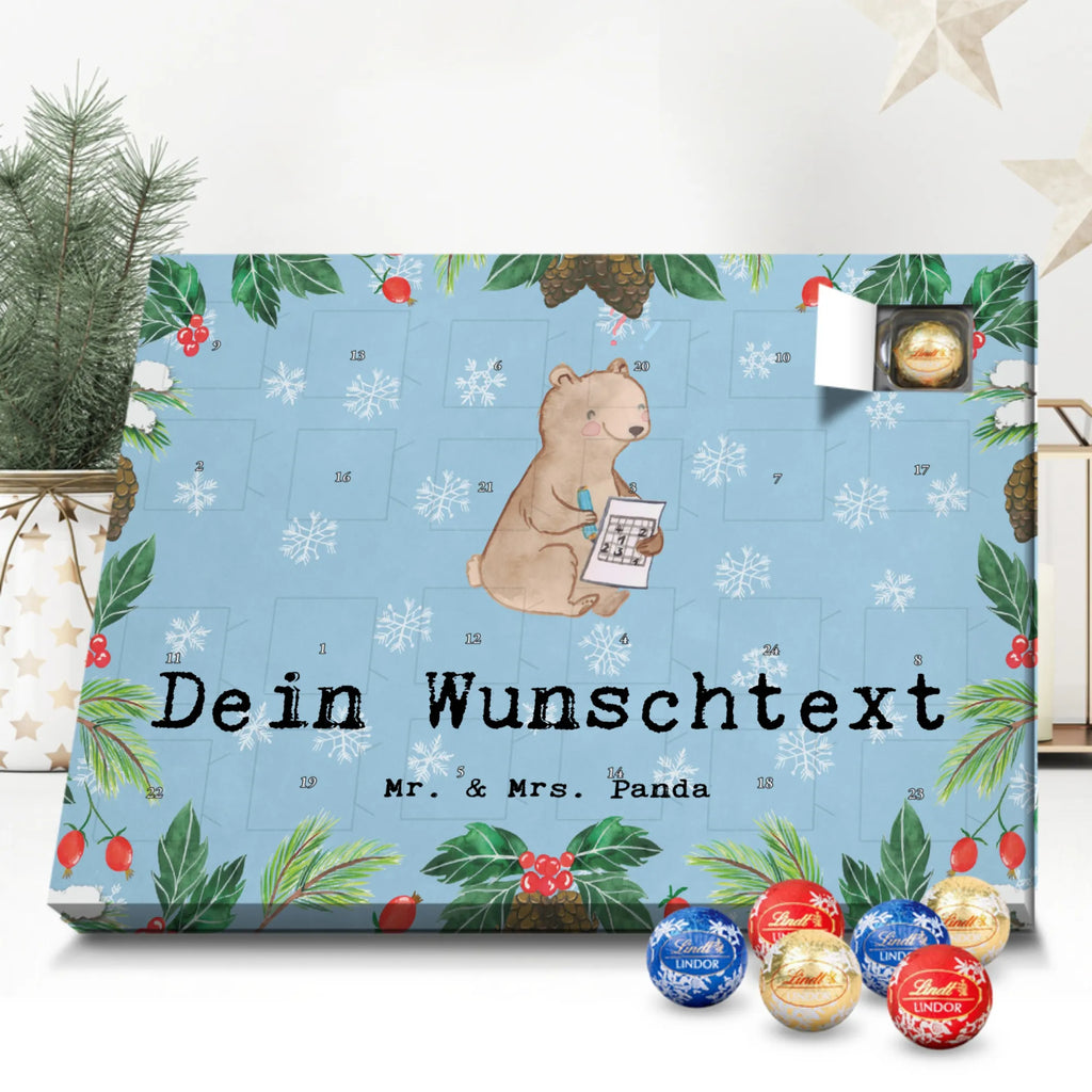 Personalisierter Kugel Markenschokolade Adventskalender Bär Rätsel lösen Personalisierter Kugel Markenschokolade Adventskalender, Geschenk, Sport, Sportart, Hobby, Schenken, Danke, Dankeschön, Auszeichnung, Gewinn, Sportler, Rätsel lösen, Kreuzworträtsel lösen, Knobeln, Gedächtnistraining, Gedächtnissport