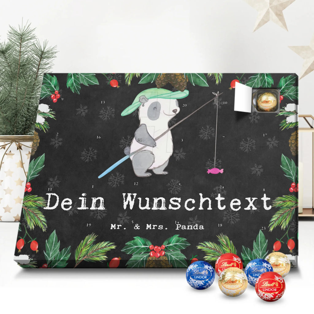 Personalisierter Kugel Markenschokolade Adventskalender Panda Angeln Personalisierter Kugel Markenschokolade Adventskalender, Geschenk, Sport, Sportart, Hobby, Schenken, Danke, Dankeschön, Auszeichnung, Gewinn, Sportler, angeln, Angelsport, Angelverein, Angler, angeln gehen, Hobbyangler