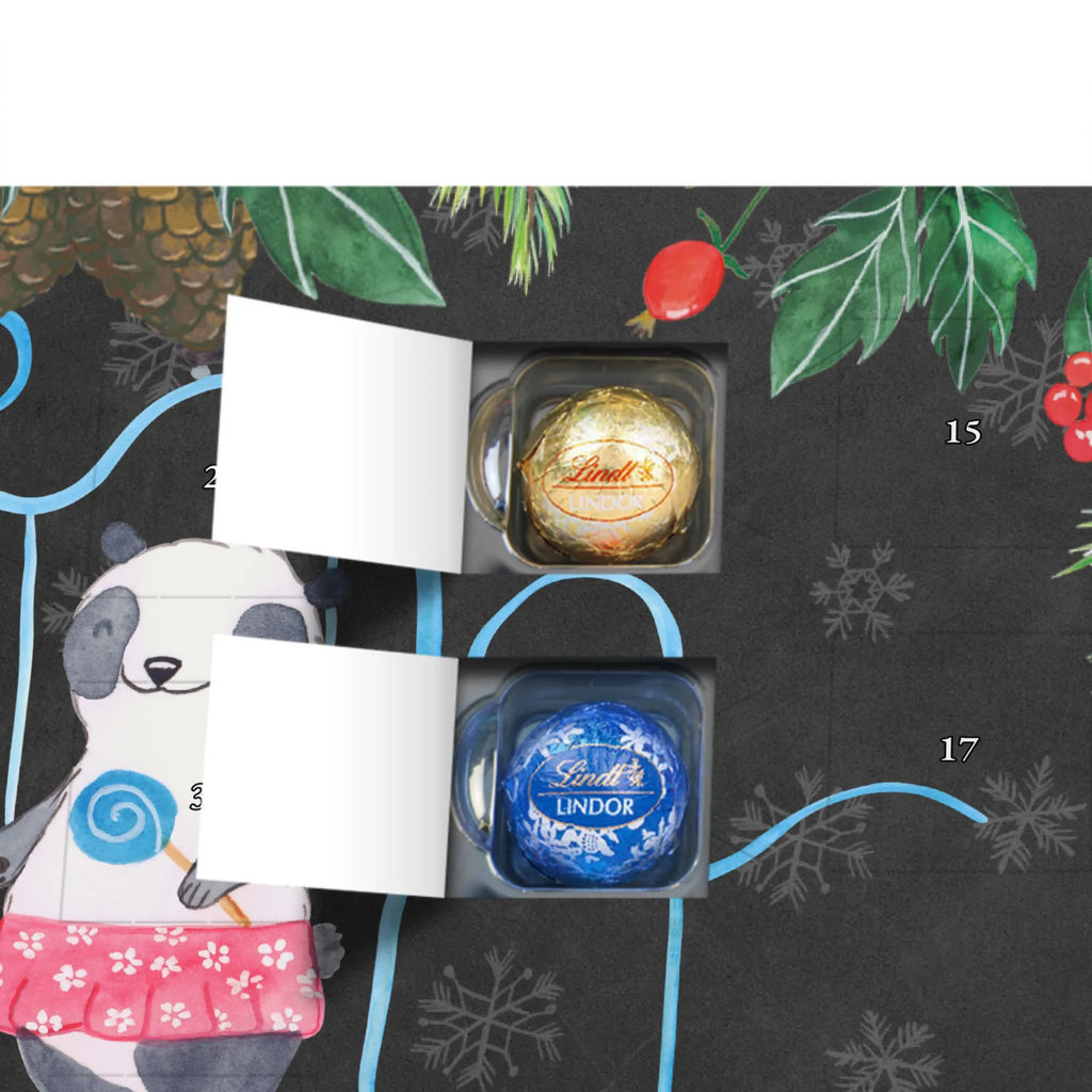 Personalisierter Kugel Markenschokolade Adventskalender Pandas Freizeitpark besuchen Personalisierter Kugel Markenschokolade Adventskalender, Geschenk, Sport, Sportart, Hobby, Schenken, Danke, Dankeschön, Auszeichnung, Gewinn, Sportler, Freizeitpark besuchen, Achterbahn fahren