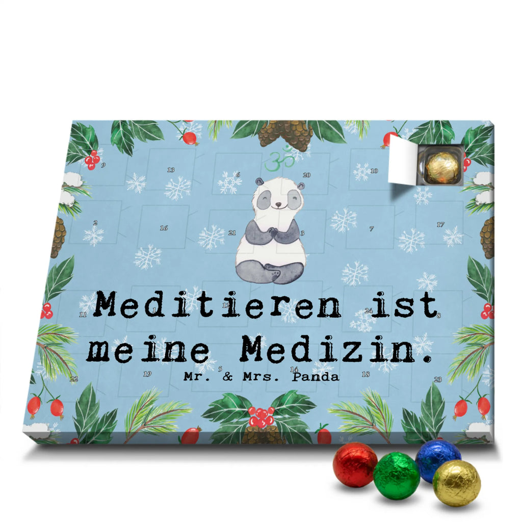 Schoko Adventskalender Panda Meditieren Adventskalender, Schokoladen Adventskalender, Schoko Adventskalender, Geschenk, Sport, Sportart, Hobby, Schenken, Danke, Dankeschön, Auszeichnung, Gewinn, Sportler, Meditieren, Meditation, Meditationskurs