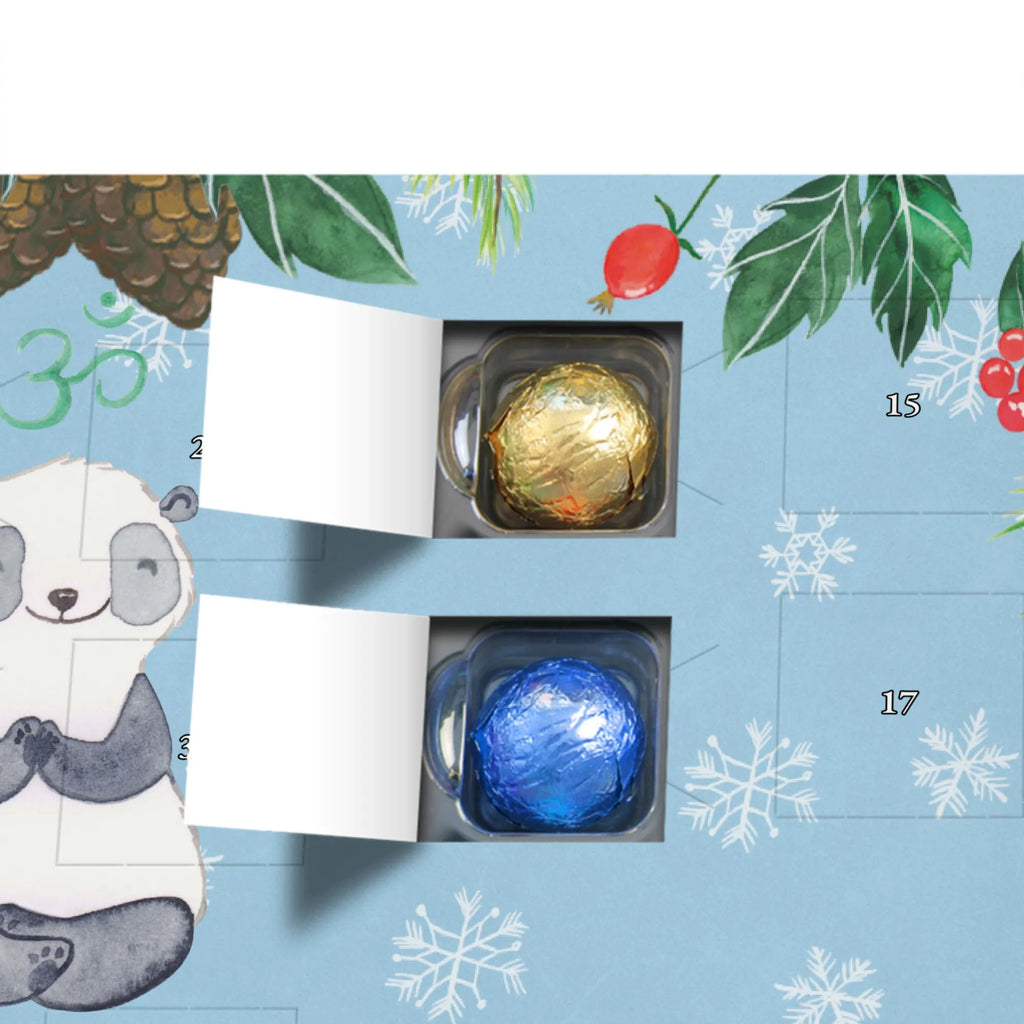 Schoko Adventskalender Panda Meditieren Adventskalender, Schokoladen Adventskalender, Schoko Adventskalender, Geschenk, Sport, Sportart, Hobby, Schenken, Danke, Dankeschön, Auszeichnung, Gewinn, Sportler, Meditieren, Meditation, Meditationskurs